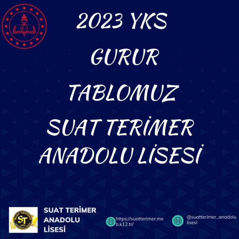 Yks Gurur Tablomuz Suat Terimer Anadolu Lisesi